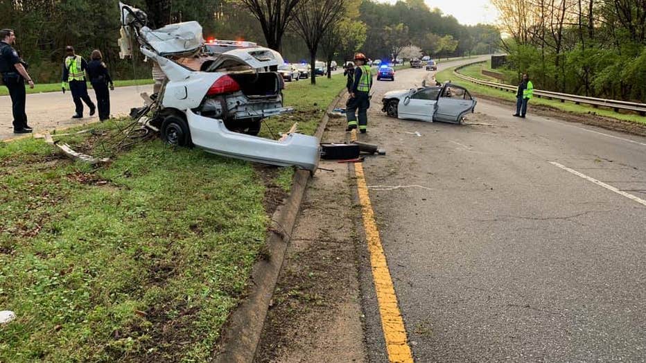 East West Connector To Re-open After Serious Car Wreck | FOX 5 Atlanta