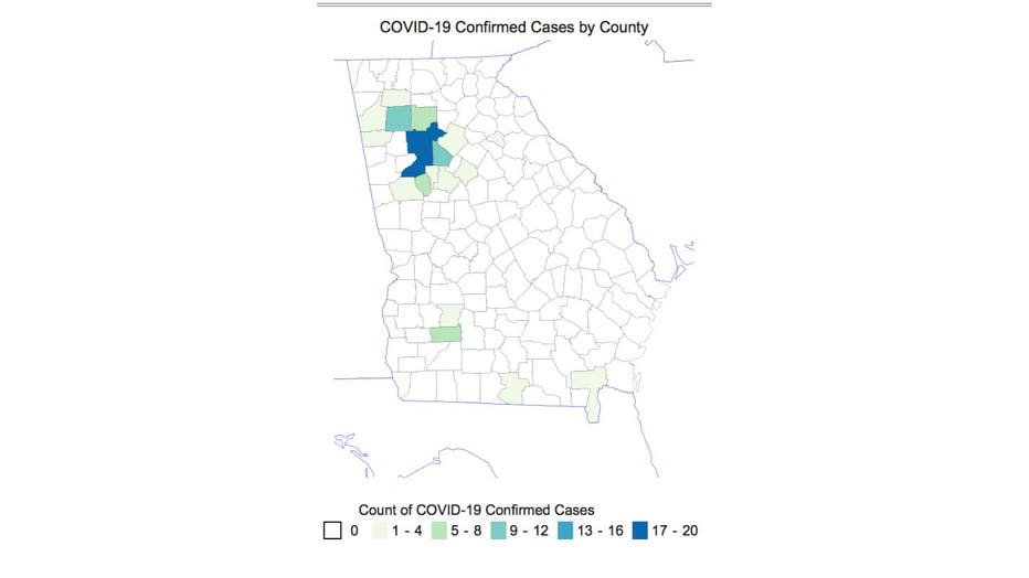 99 confirmed cases of coronavirus in FOX 5 Atlanta