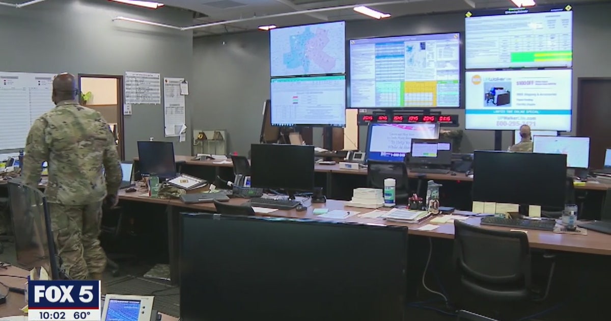 Behind the scenes look at the Georgia National Guard's command post ...