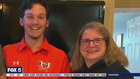 Local family 'scores' with homemade Senior Night