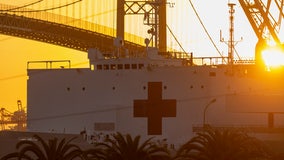 USNS Mercy hospital ship crewmember tests positive for COVID-19