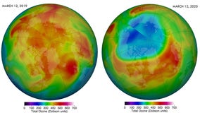 Record-breaking Arctic ozone hole closed itself up, and it may have nothing to do with lockdowns