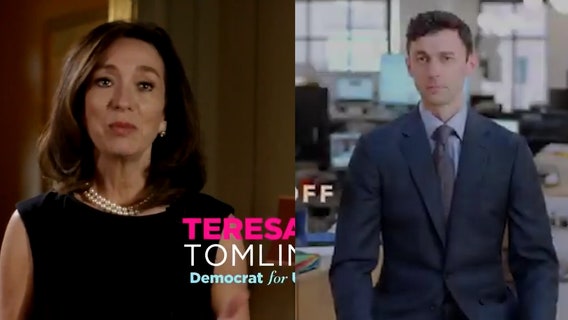 Top Georgia Democrats running for US Senate spar in debate