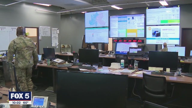 Behind the scenes look at the Georgia National Guard's command post