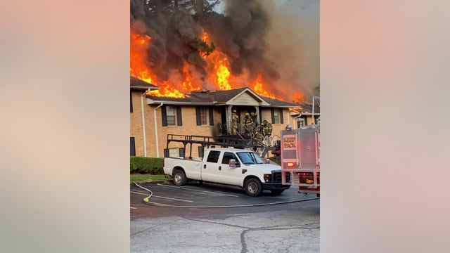 Fire tears through Norcross area apartment displacing 30