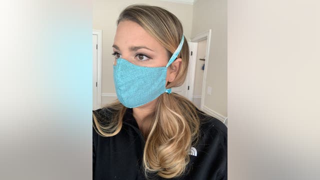 Former nurse gives tutorial on how to make face masks at home