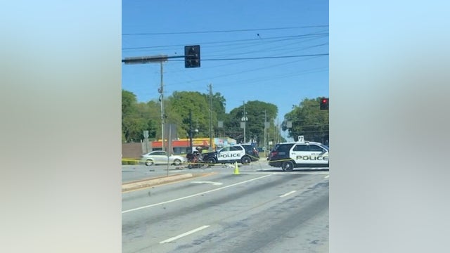 1 person injured in Marietta traffic crash