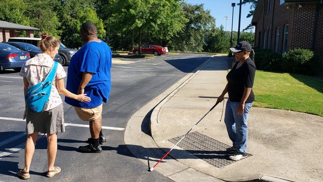 COVID-19 limits organization's efforts to help blind, visually impaired