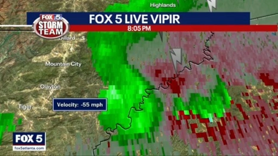 Tornado warning issued for Rabun County FOX 5 Atlanta