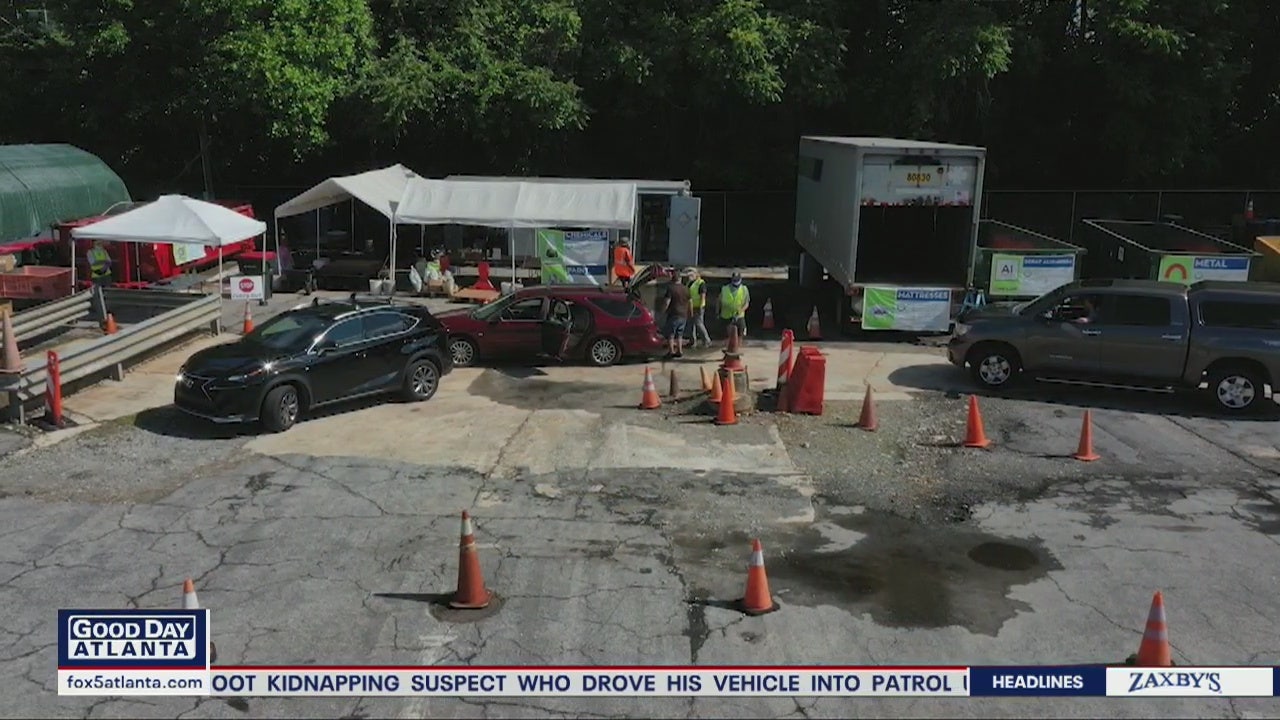 recycling center back in business after shutdown