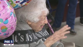 Milton woman celebrates 100th birthday with parade, proclamation