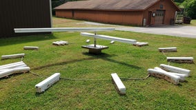 Time keeps on ticking for massive airport clock