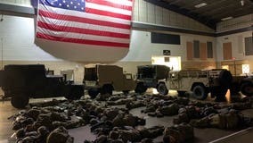 ‘It’s been a long night’: Minnesota National Guard shares photo of sleeping soldiers after protests