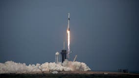 'Back in the game': SpaceX ship blasts off with 2 astronauts