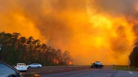 Florida wildfires force 1,600 to evacuate outside Pensacola, interstate closed