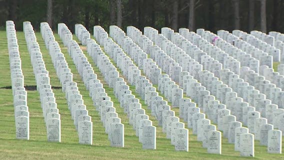 Funerals with full military honors on hold at Georgia National Cemetery due to COVID-19
