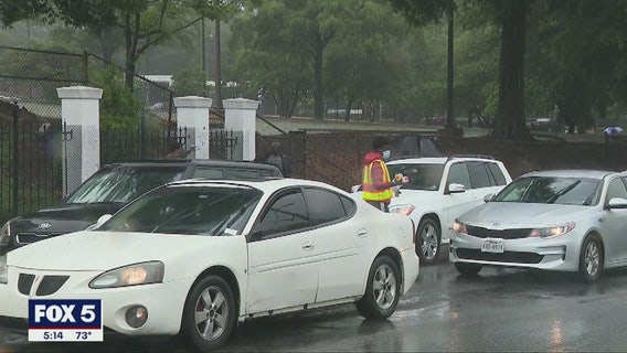 Demonstrators support controversial roadside water sales in Atlanta