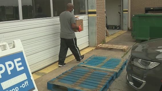 PPE sanitizing site up and running in Atlanta