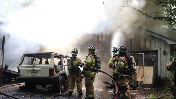 Cause of fire that left 2 homeless in Hall County under investigation