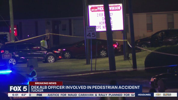 Officer involved in pedestrian accident