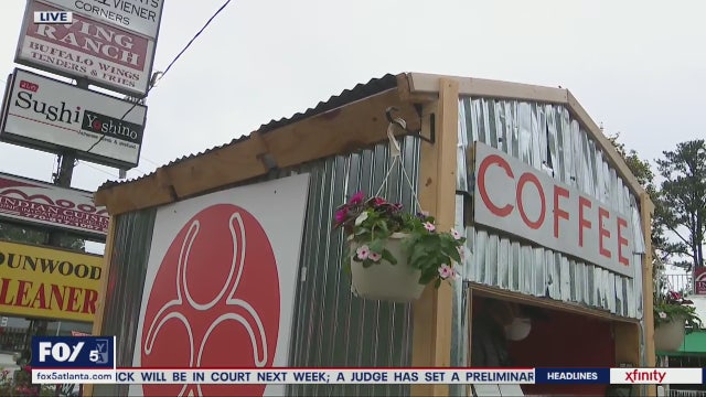 Brookhaven drive-thru offers 'contact-less coffee'