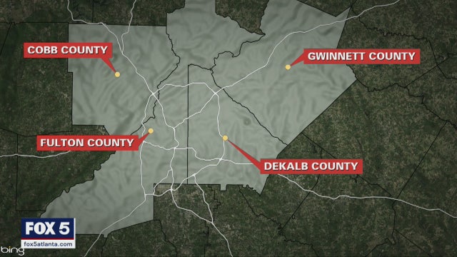 Snapshot: Coronavirus cases in metro Atlanta for Tuesday
