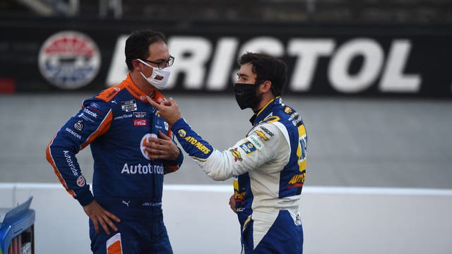 Another win falls into Keselowski's lap in final moments as Elliott wrecks