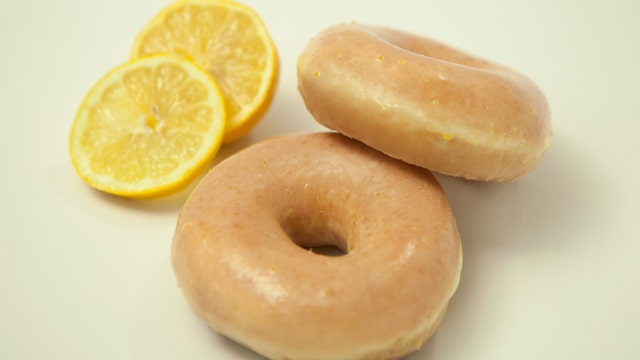 Krispy Kreme selling lemon-glazed doughnuts for a limited time