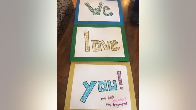 Gwinnett County teachers surprise one of their students before he undergoes surgery