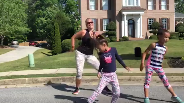 Family gets others moving in quarantine through daily Zumba class
