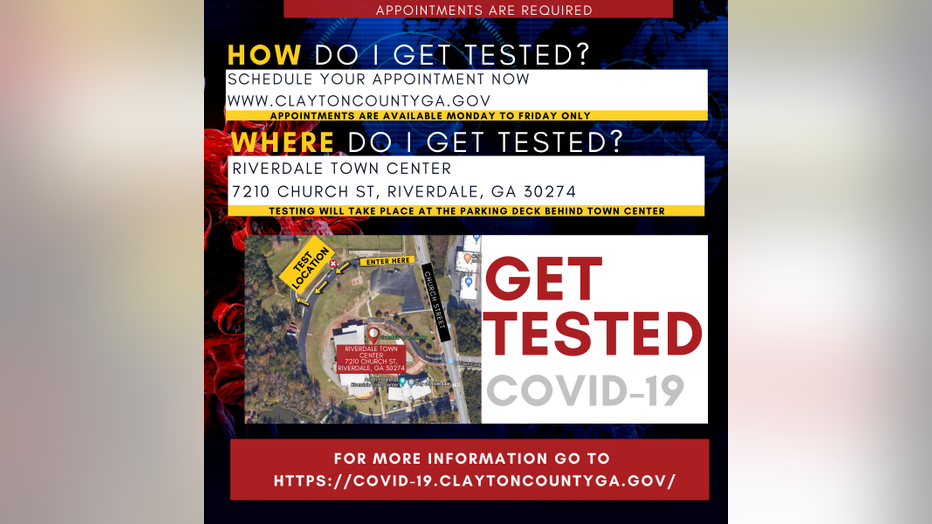 New Clayton County coronavirus testing site