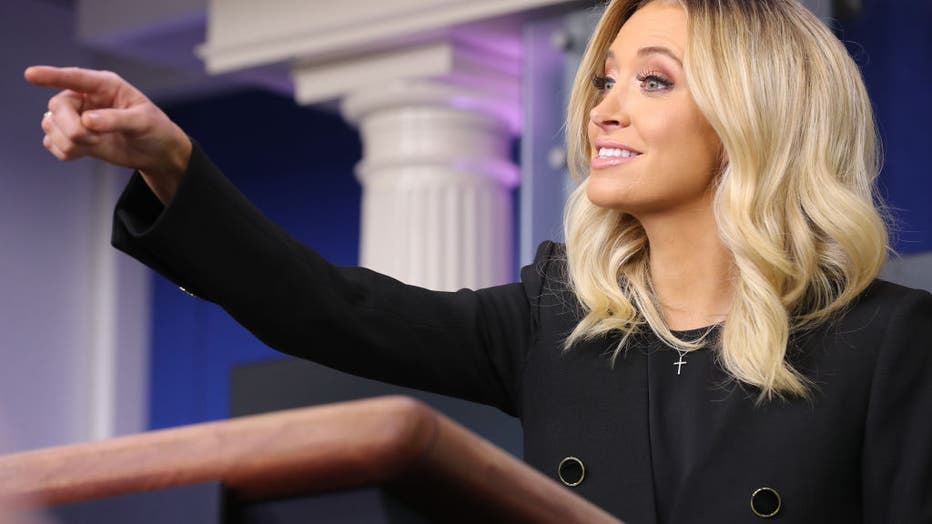 White House Press Secretary Kayleigh McEnany Holds Press Briefing At The White House