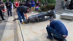 Protest organizer charged in toppling of Christopher Columbus statue at Minnesota State Capitol