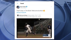 Draft pick from Georgia Tech gets surprise call from Bryce Harper