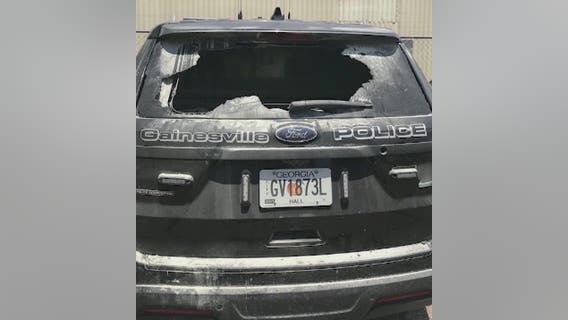 5 Georgia men charged with torching police car after protest