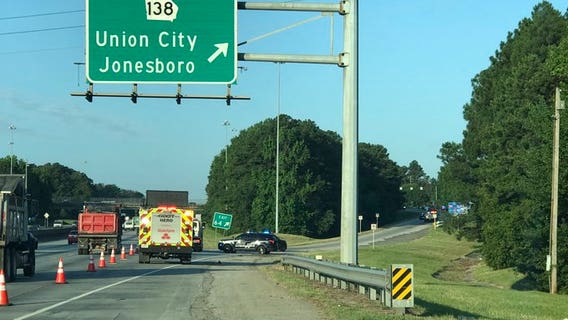 Pedestrian struck, killed on I-85 in Union City
