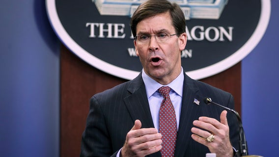 Army: Esper reverses plan to send active-duty troops home