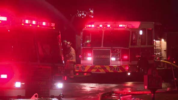 Fast food restaurant set on fire during protests