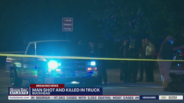 Man gunned down while sitting in truck in Buckhead