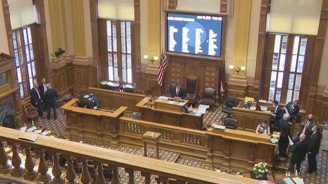 Georgia legislative session resumes at State Capitol