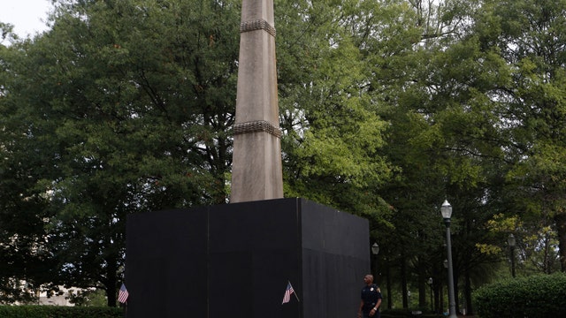 Confederate monuments coming down around South amid protests