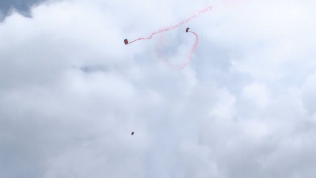 Army's Black Daggers honor Georgia's health care workers with special jump