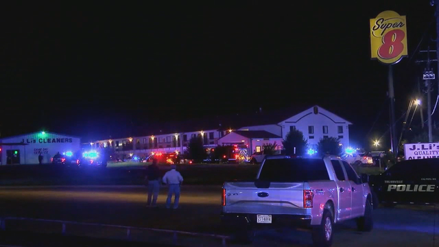 Police officer fatally shot at Alabama motel; 2 in custody