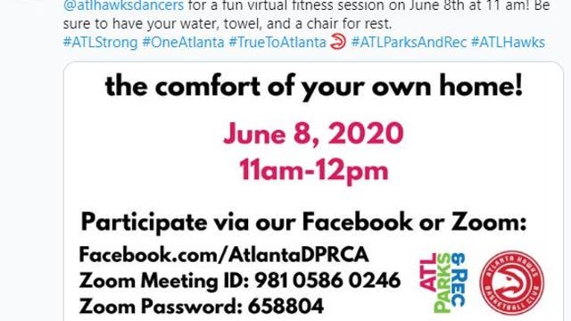 Virtual dance session for seniors