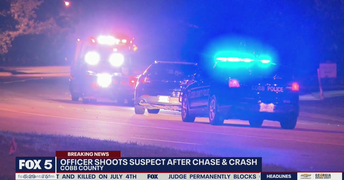 Car theft suspect died after police shooting in Cobb County | FOX 5 Atlanta