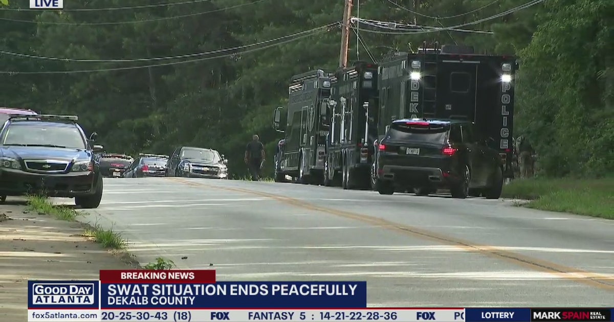 SWAT standoff ends peacefully in DeKalb County | FOX 5 Atlanta