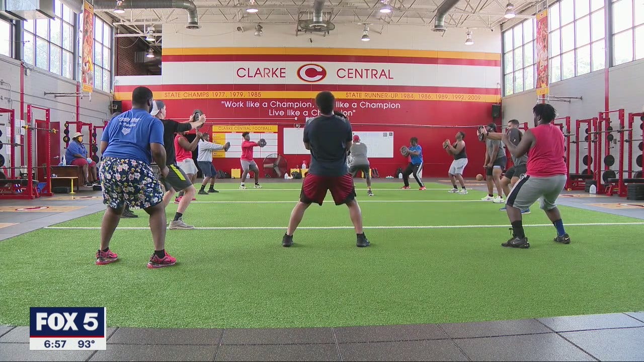 Atlanta Falcons help Oconee County, Clarke Central flag football