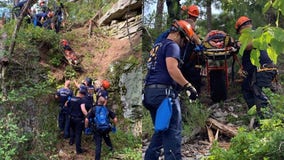 Hiker rescued after falling in Stone Mountain Park