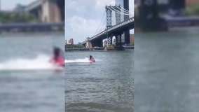 Jet-skiing Joker spotted in East River in NYC