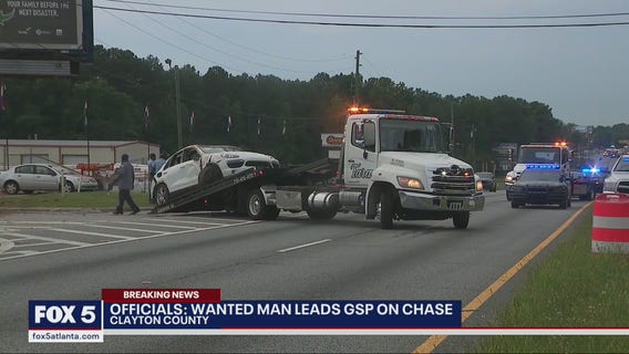 GSP: Driver wanted in several states leads troopers on chase through Clayton County